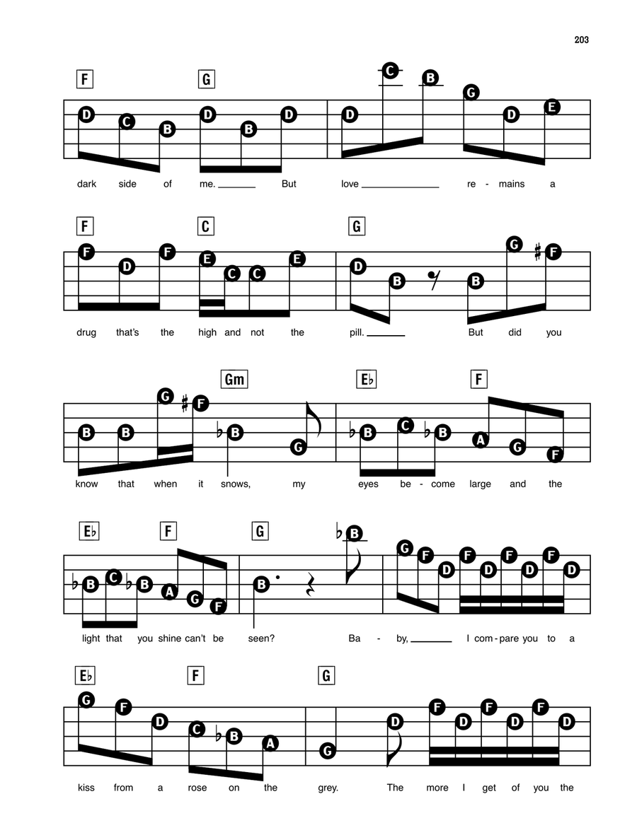 Kiss From A Rose Electronic Keyboard scores gallery preview page 2