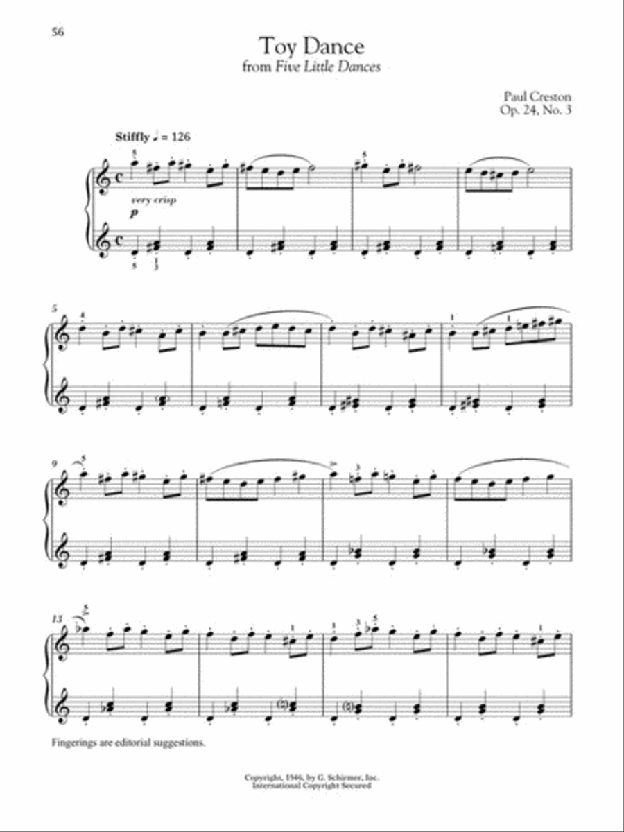 Baroque to Modern: Early Intermediate Level Piano Solo scores gallery preview page 7