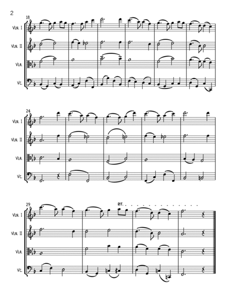 Auld Lang Syne - String Quartet