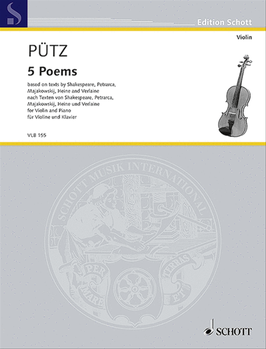 5 Poems 5 Poems Violin Solo scores gallery preview page 1