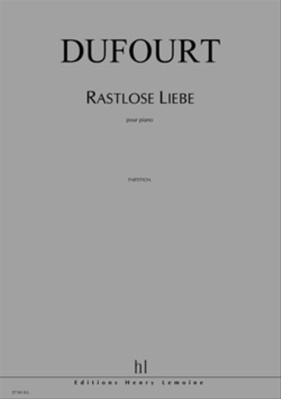 Rastlose Liebe Piano Solo scores gallery preview page 1