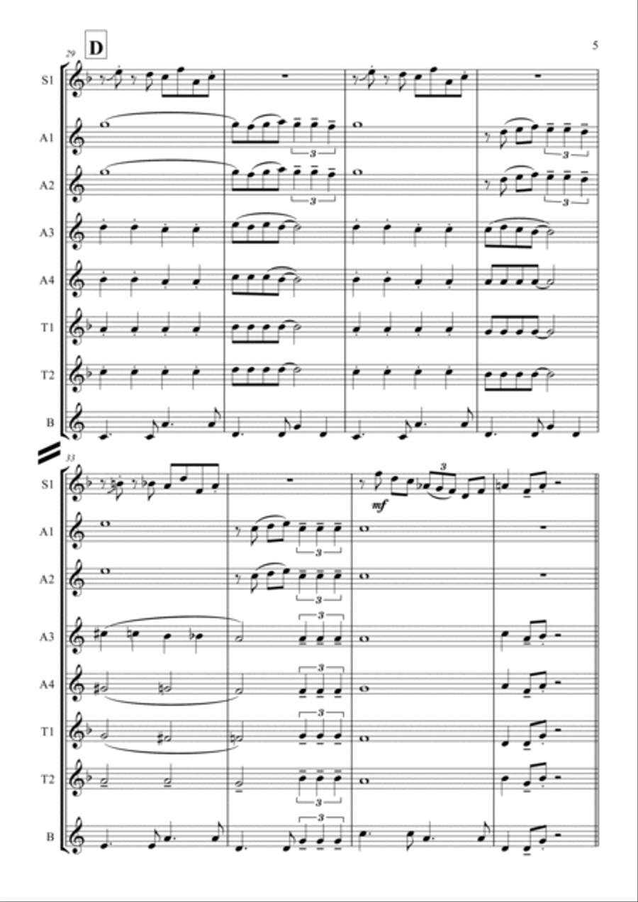 Blue Moon Woodwind Ensemble scores gallery preview page 5