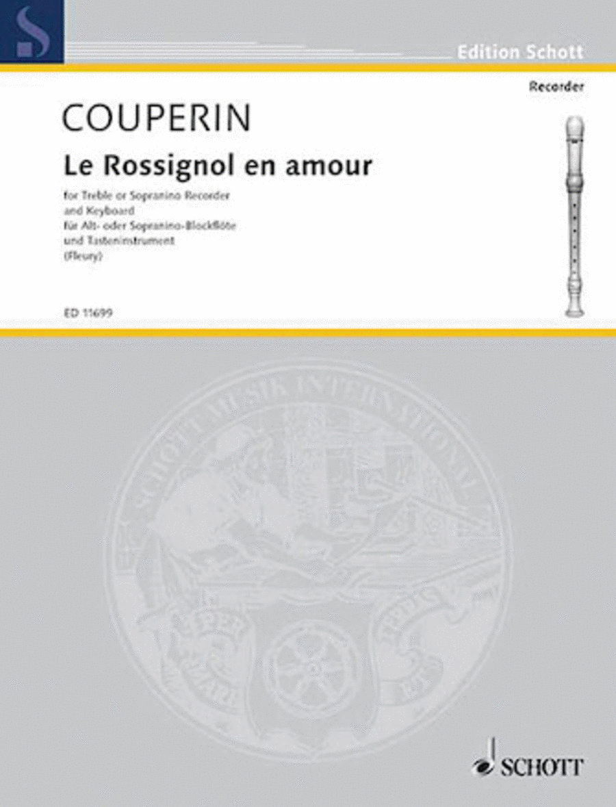 Le Rossignol en Amour Le Rossignol en Amour Alto Recorder scores gallery preview page 1