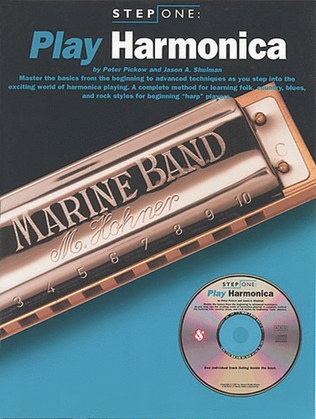 Book cover for Step One Play Harmonica