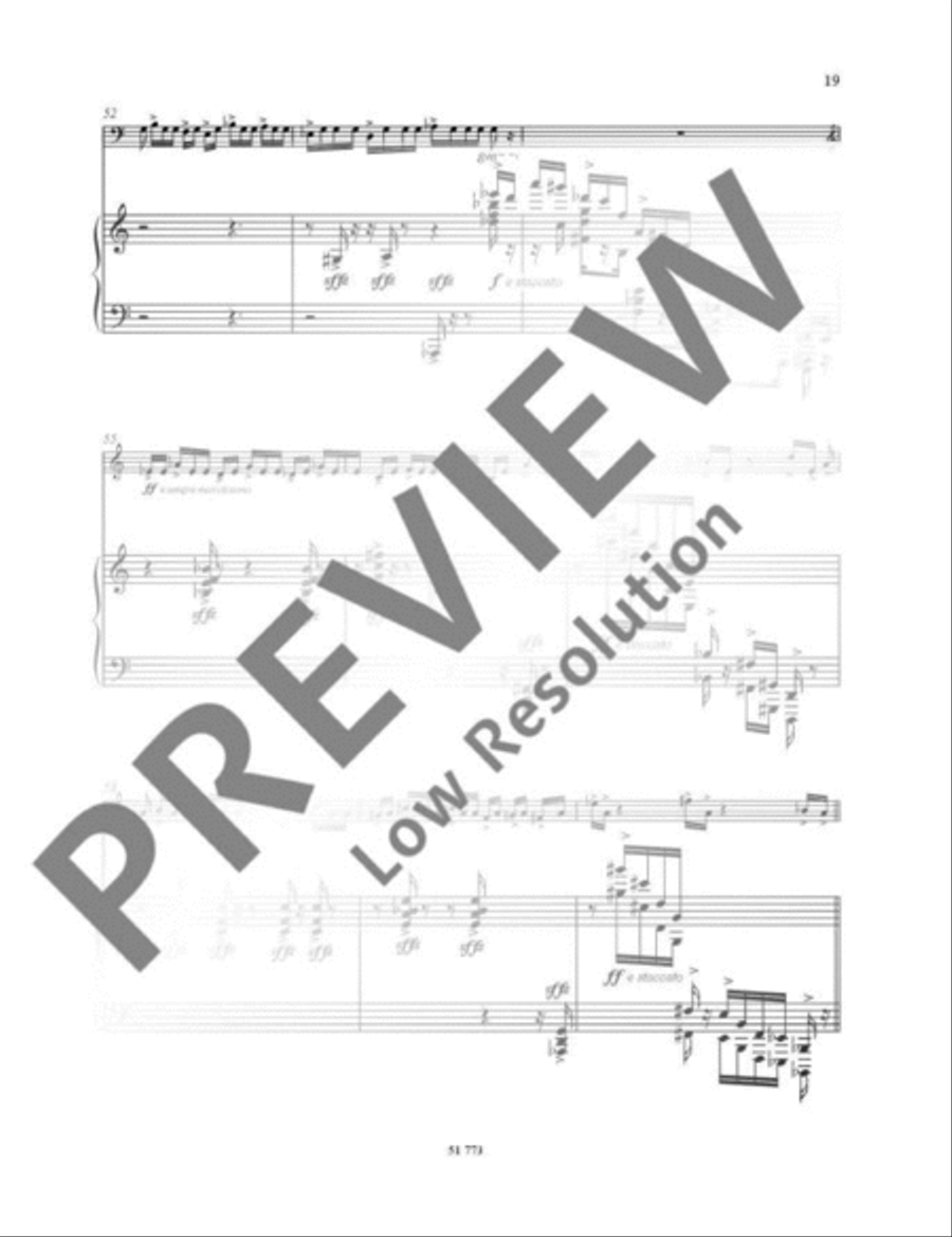 Sonata B-Flat Clarinet scores gallery preview page 20
