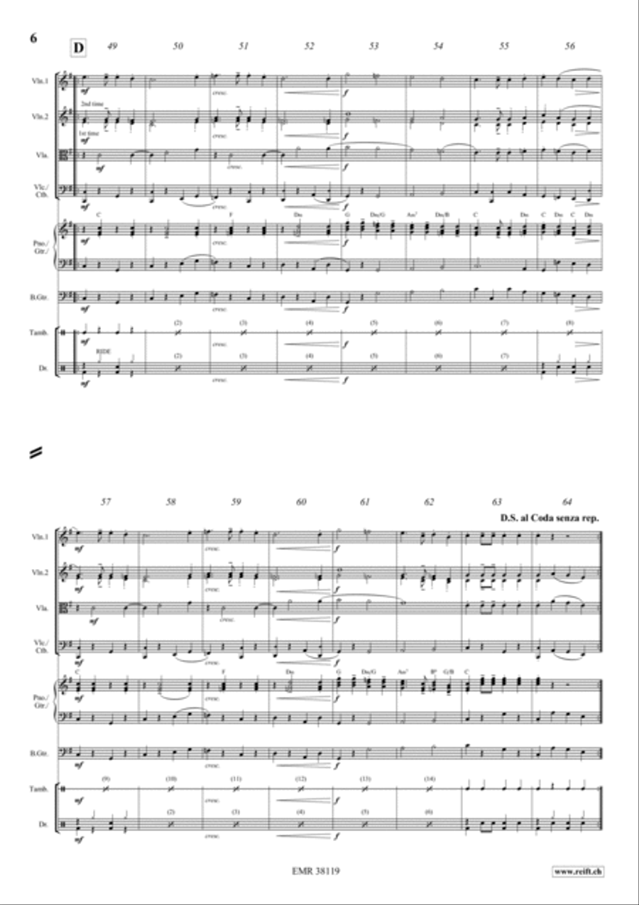 Zillertaler Hochzeitsmarsch Cello scores gallery preview page 5
