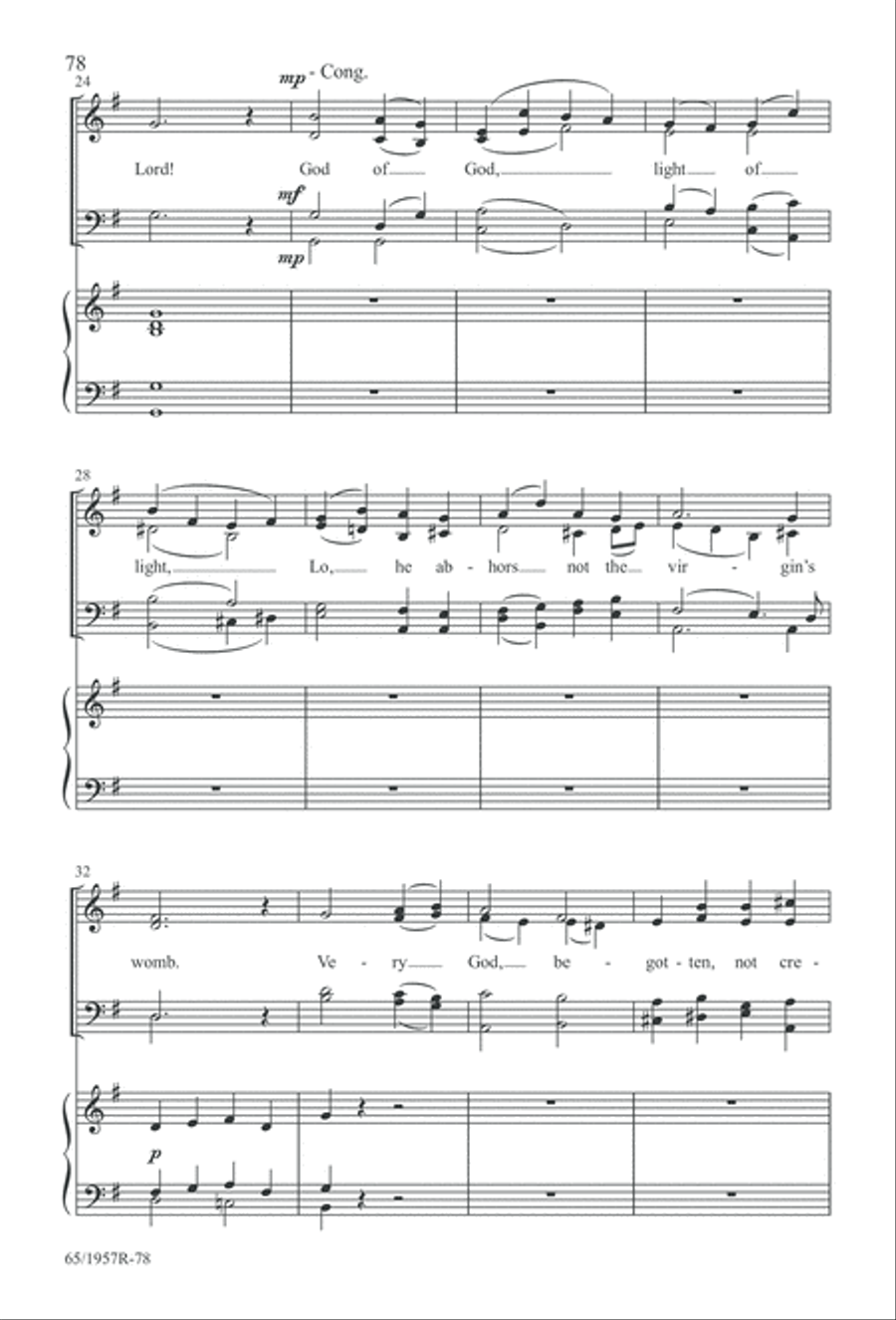 Festival of Lessons and Carols 4-Part scores gallery preview page 79