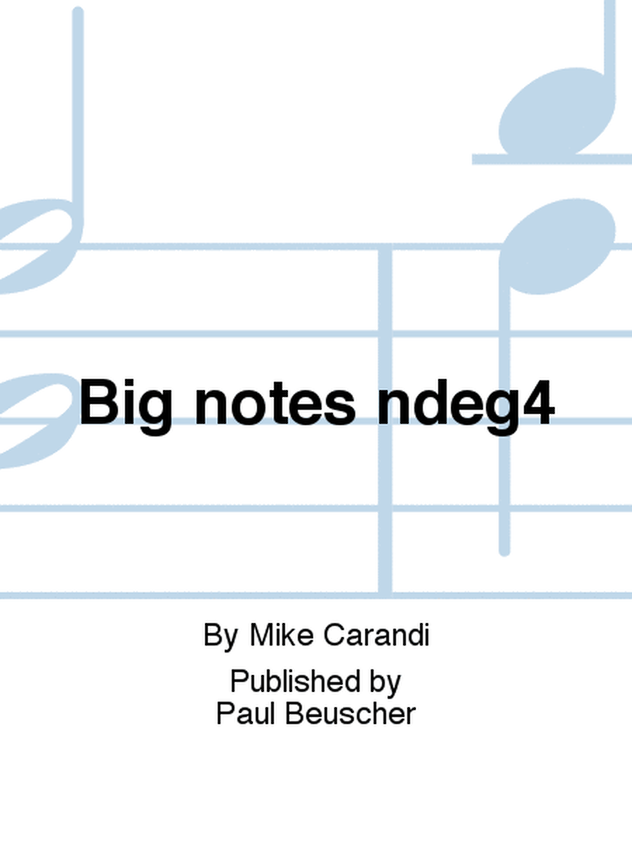 Big notes n°4