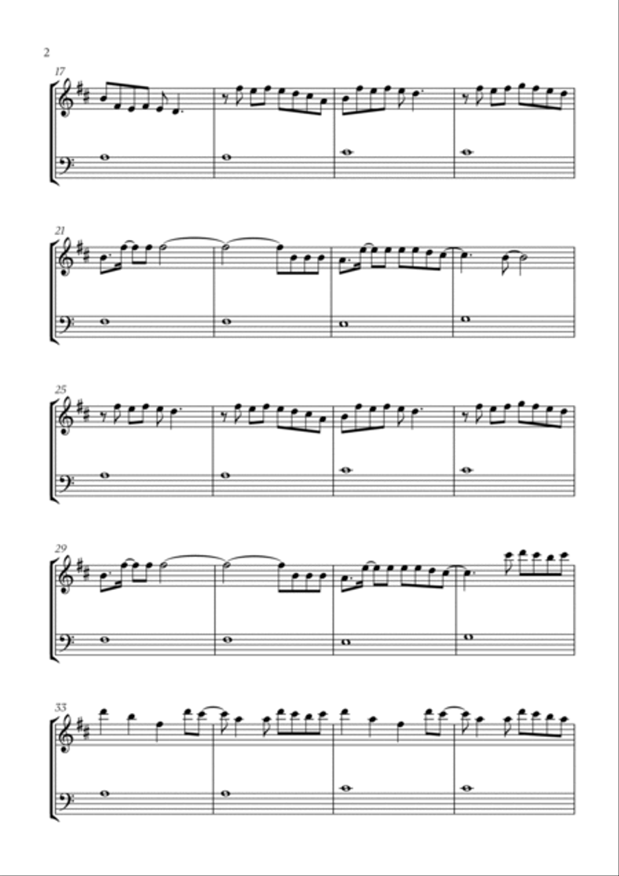 Señorita Woodwind Duet scores gallery preview page 2