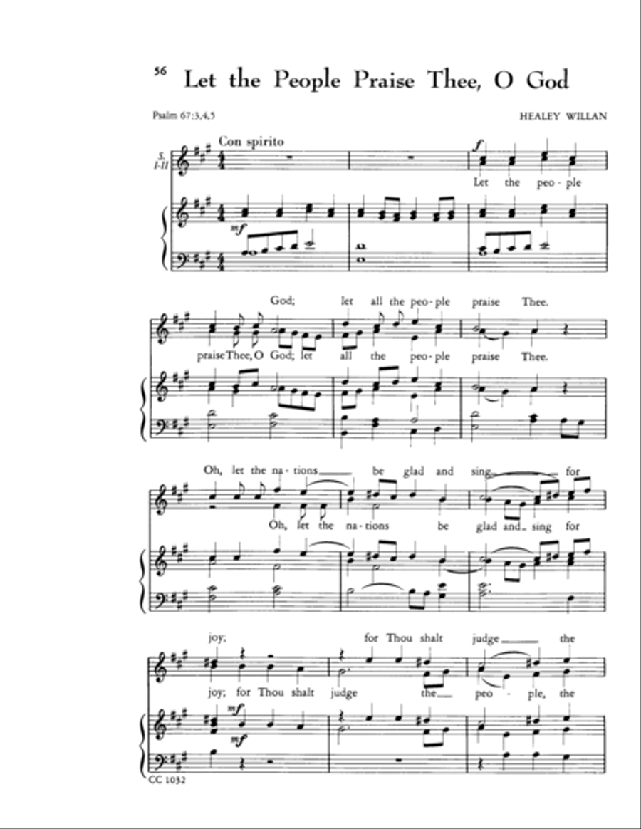We Praise Thee, Part I We Praise Thee, Part I Unison Choir scores gallery preview page 28