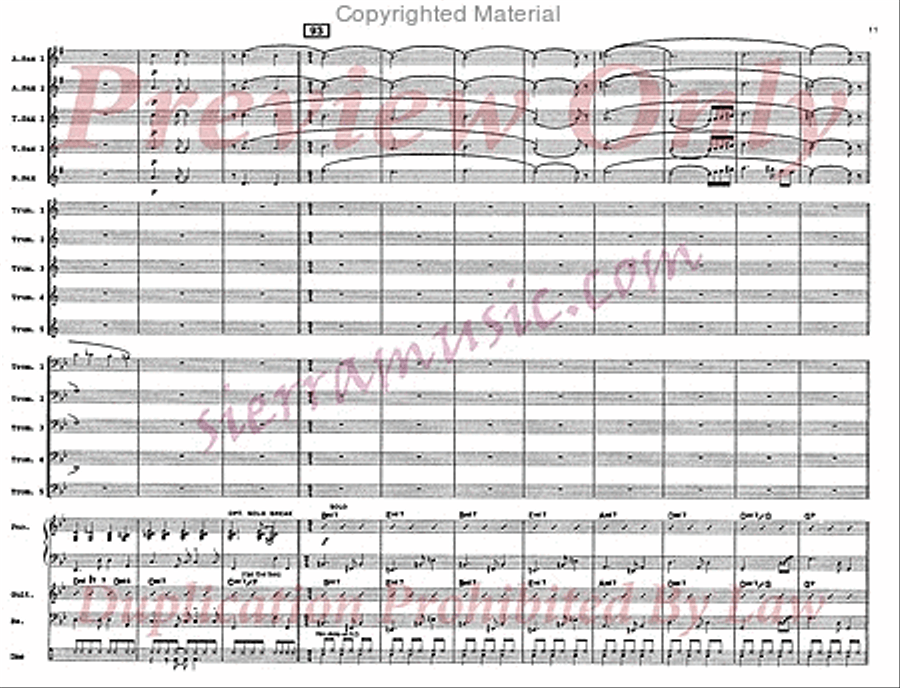 Every Summer Night Big Band scores gallery preview page 12
