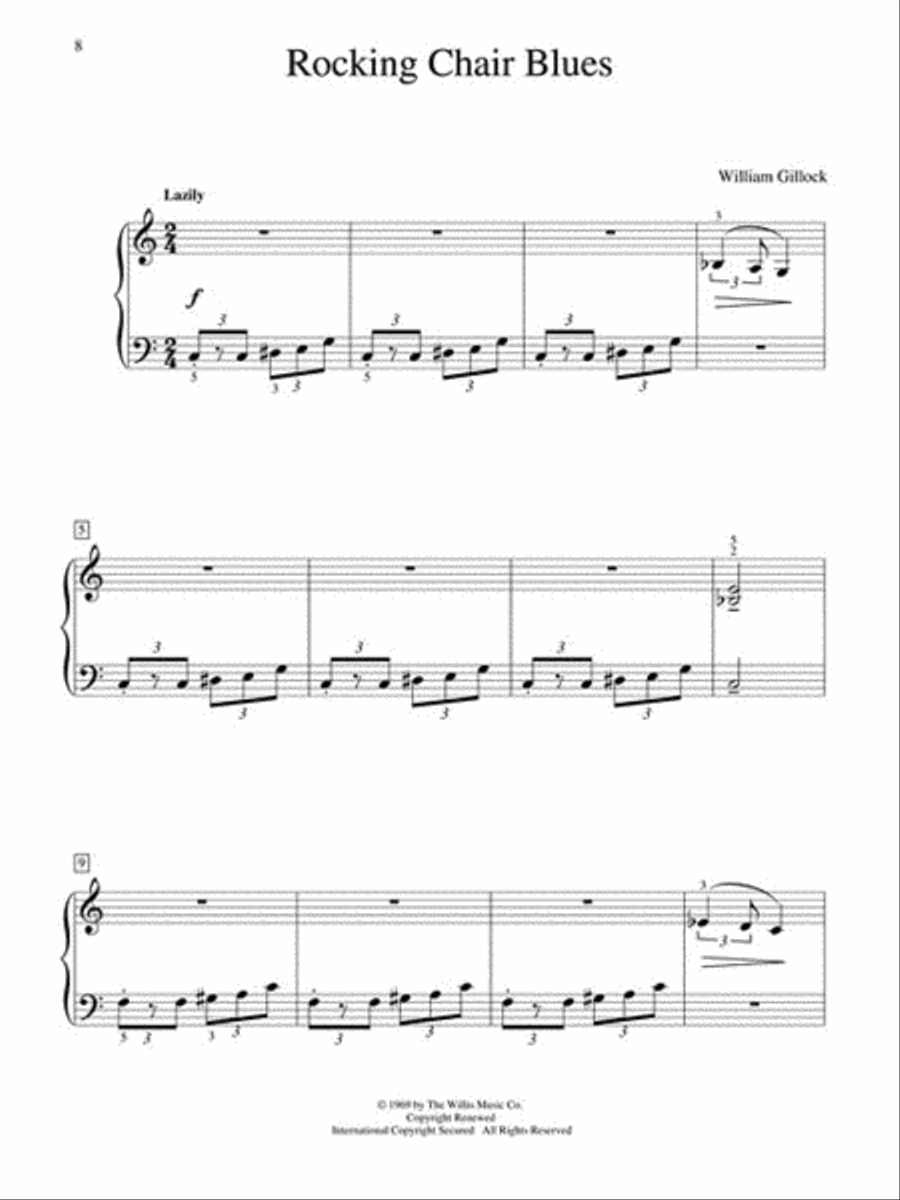 Classic Piano Repertoire – William Gillock Easy Piano scores gallery preview page 4