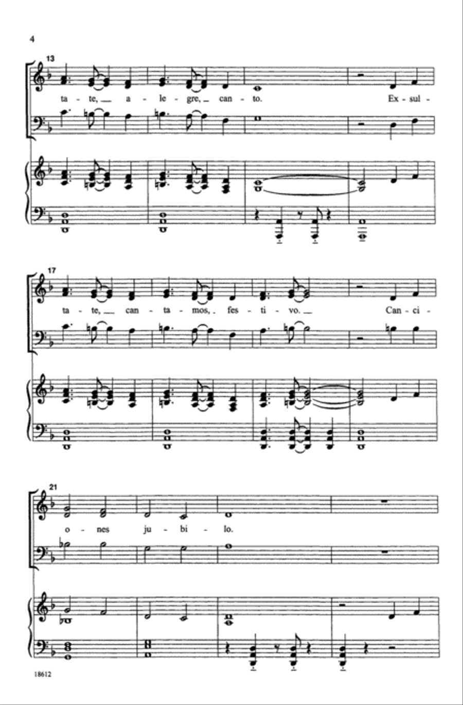 Exsultate Cantamos Festivo 3-Part scores gallery preview page 3