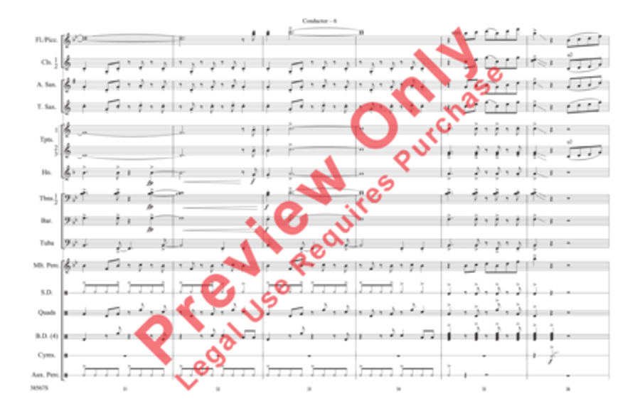 Land of Make Believe Marching Band scores gallery preview page 7