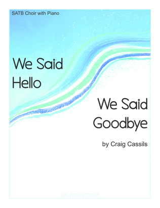 Book cover for We said Hello, We Said Goodbye