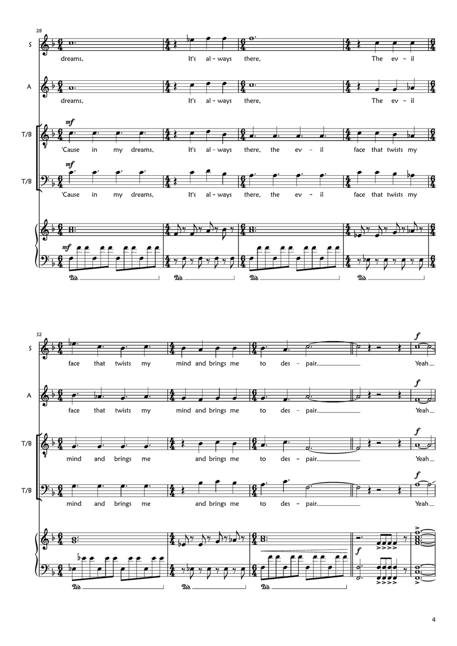 The Number Of The Beast The Number Of The Beast 3-Part scores gallery preview page 4