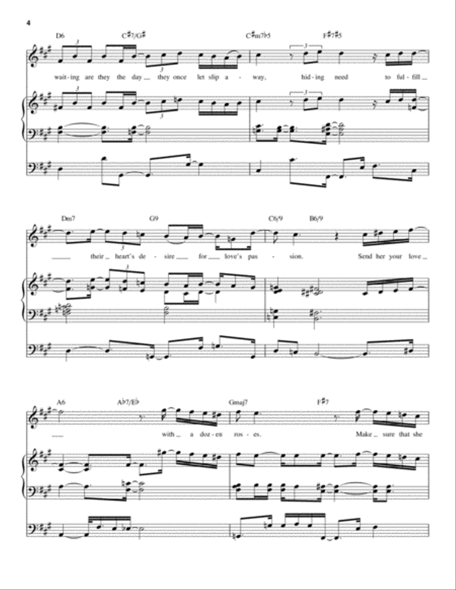 Send One Your Love Piano scores gallery preview page 4