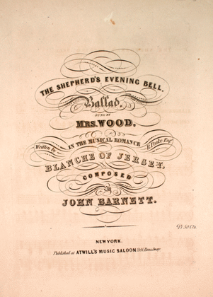 The Shepherd's Evening Bell. Ballad
