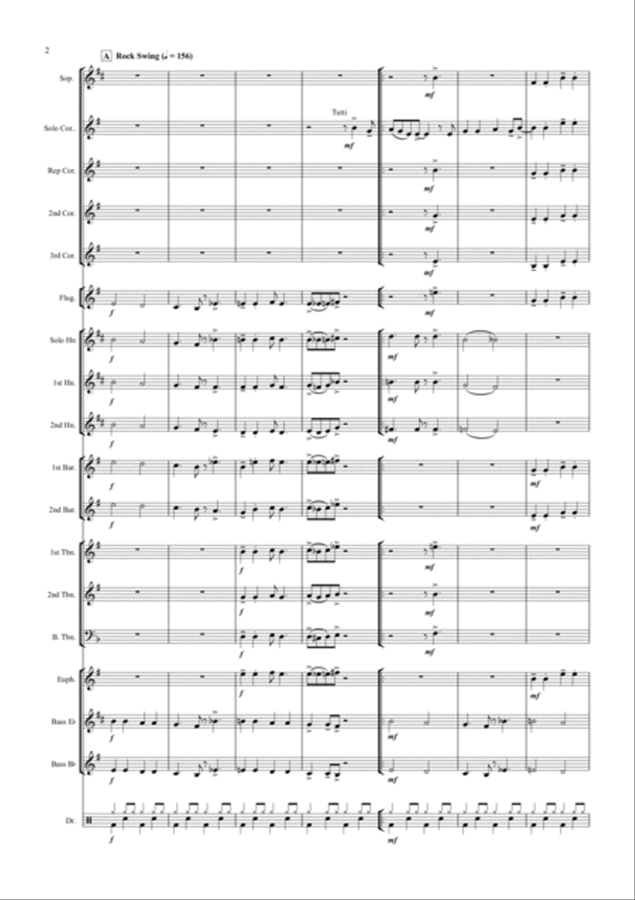 Hit The Road Jack Hit The Road Jack Brass Band scores gallery preview page 2