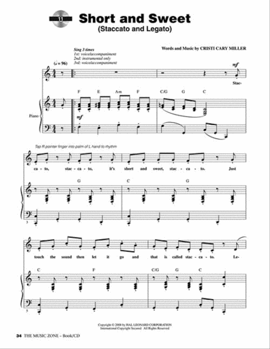 The Music Zone Collection / Songbook scores gallery preview page 2