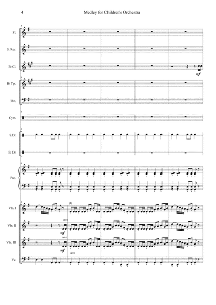 Medley for Children's Orchestra - Rossini,Elgar etc. image number null