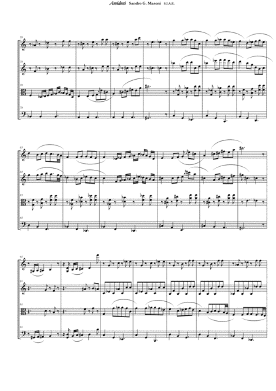 Avvidecci (score) image number null
