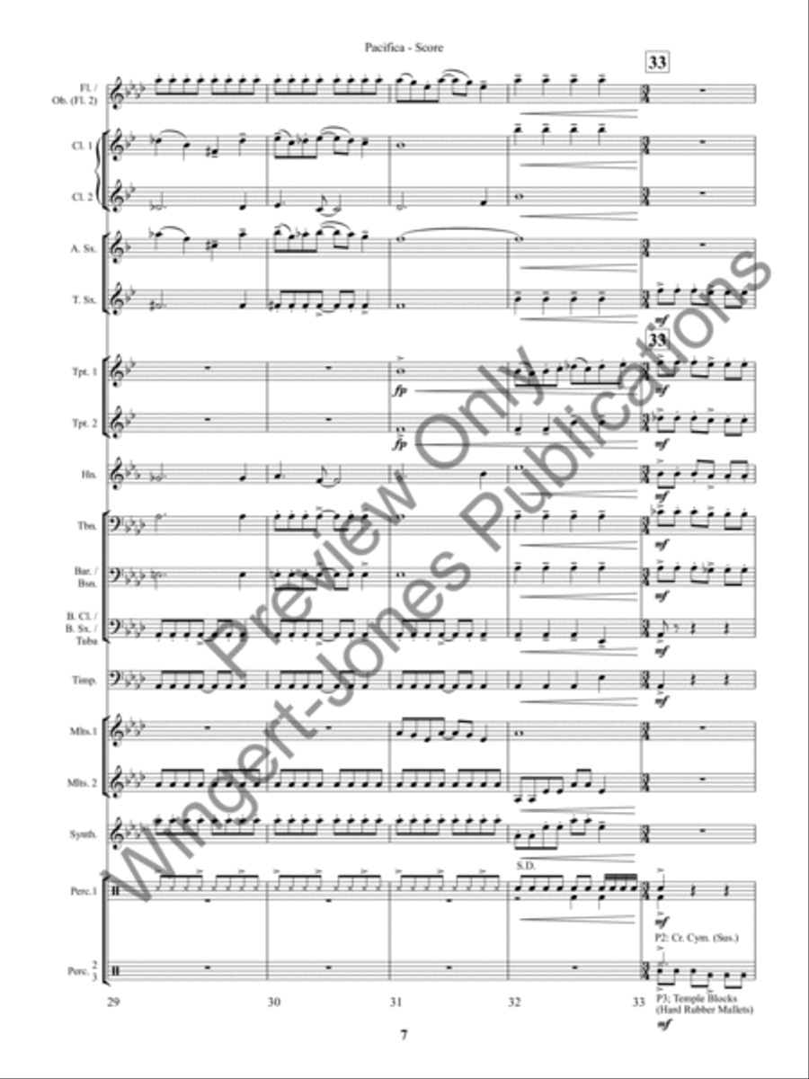 Seige Seige Concert Band scores gallery preview page 10