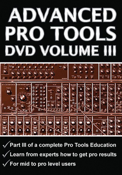 Advanced Pro Tools DVD