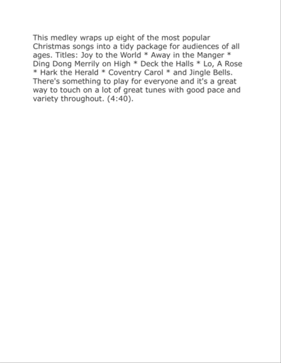 Tis the Season - A Christmas Medley for Clarinets Woodwind Ensemble scores gallery preview page 2