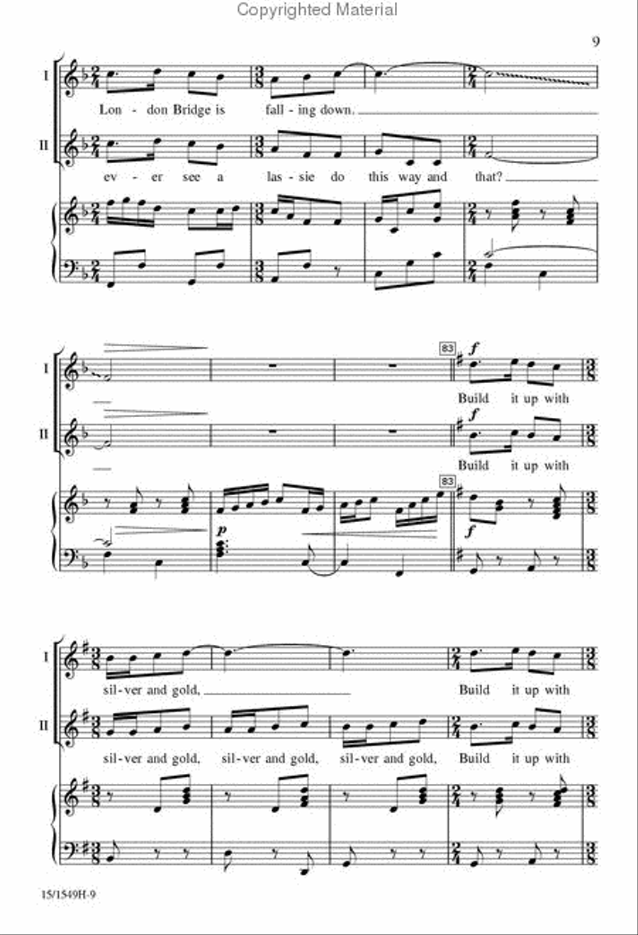 Playground Tunes 2-Part scores gallery preview page 8