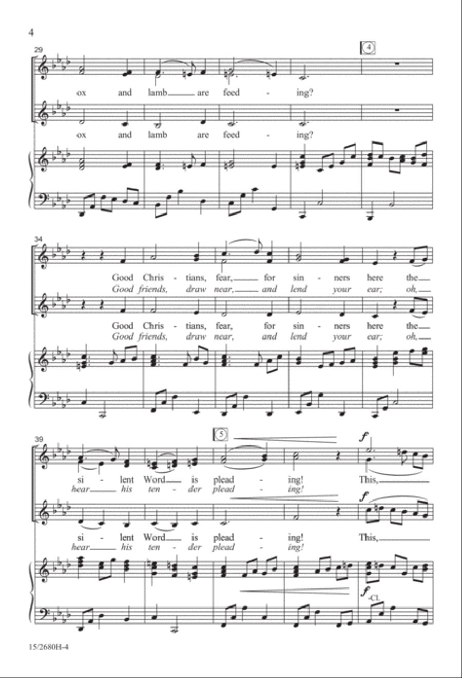 What Child Is This SSA scores gallery preview page 4