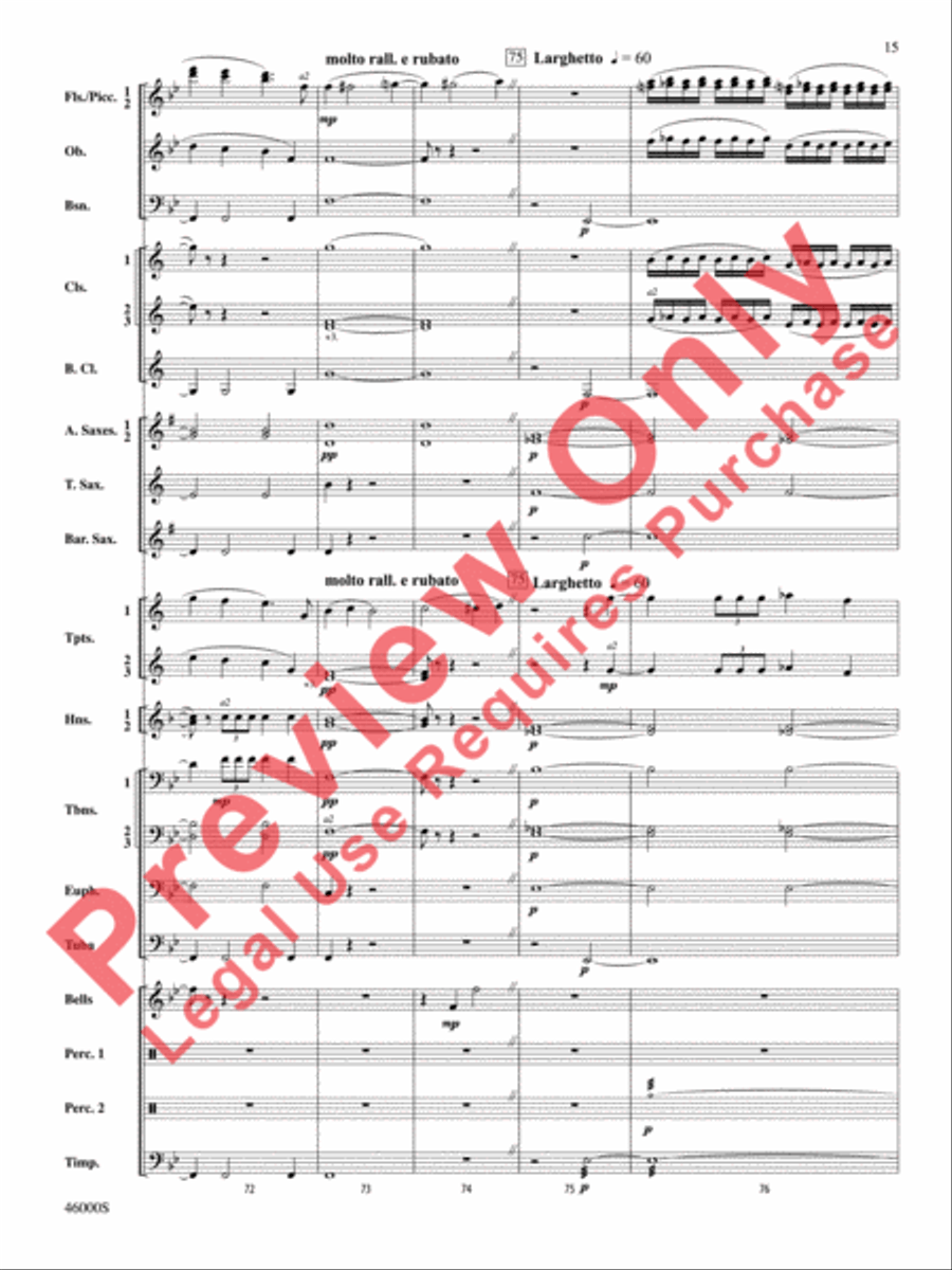 Der Lehrmeister Der Lehrmeister Concert Band scores gallery preview page 16