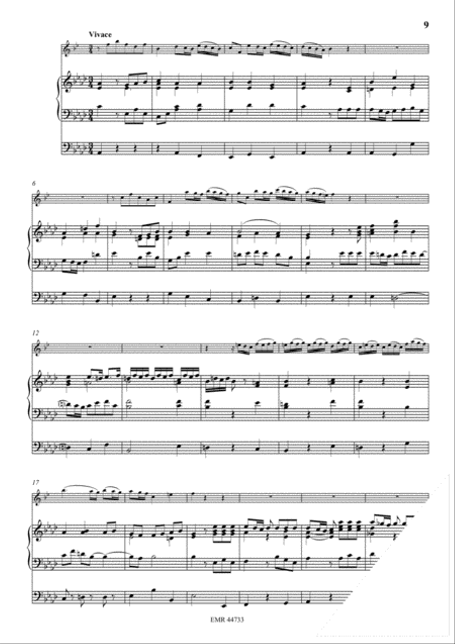 Sonata Ab-Dur Soprano Saxophone scores gallery preview page 5