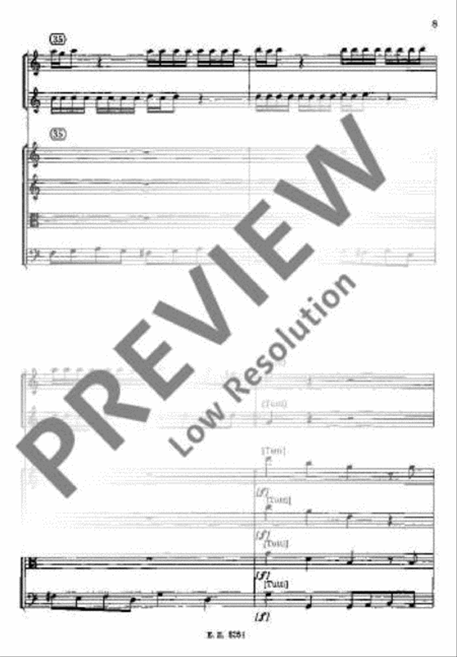 Concerto C major Trumpet Duet scores gallery preview page 12