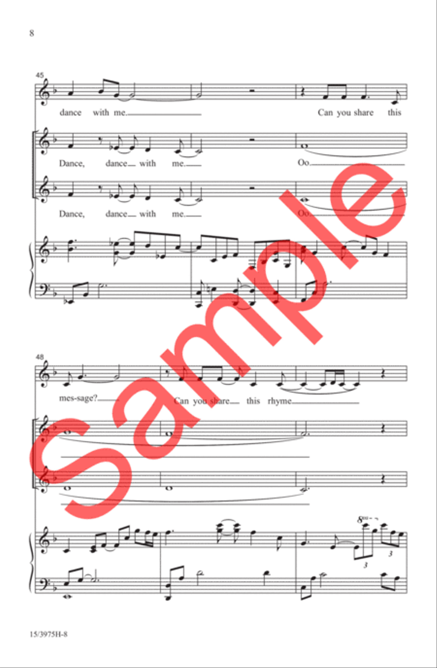 When Our Voices Unite 2-Part scores gallery preview page 8