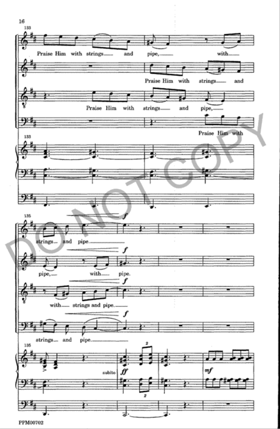Alleluia! Christ is Risen 4-Part scores gallery preview page 17