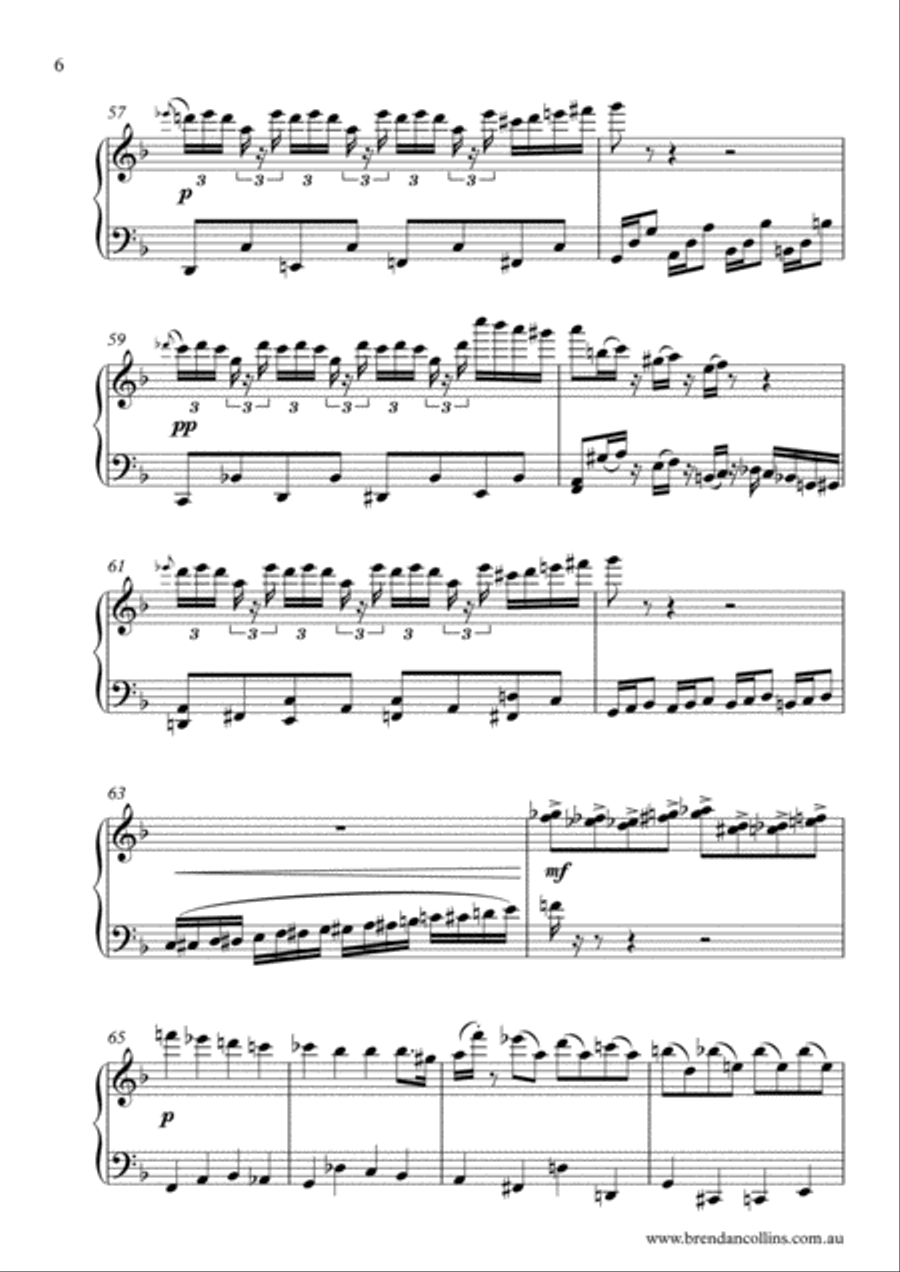 Narrabeen Hustle - Solo Piano Piano Solo scores gallery preview page 6