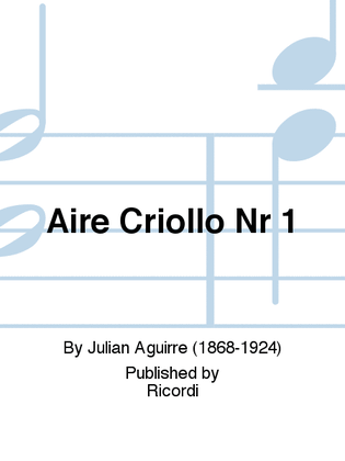 Book cover for Aire Criollo Nr 1