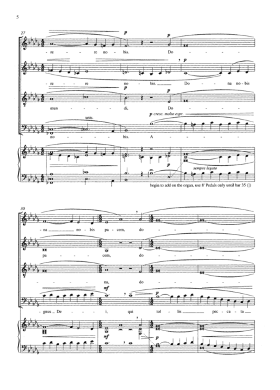 Agnus Dei Divisi scores gallery preview page 5