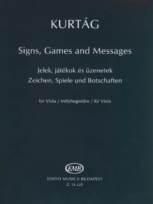 Book cover for Signs, Games and Messages for Viola