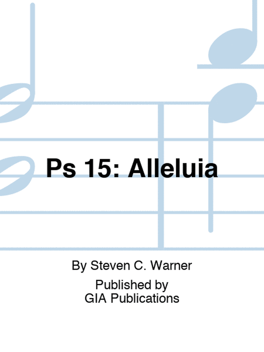 Ps 15: Alleluia image number null