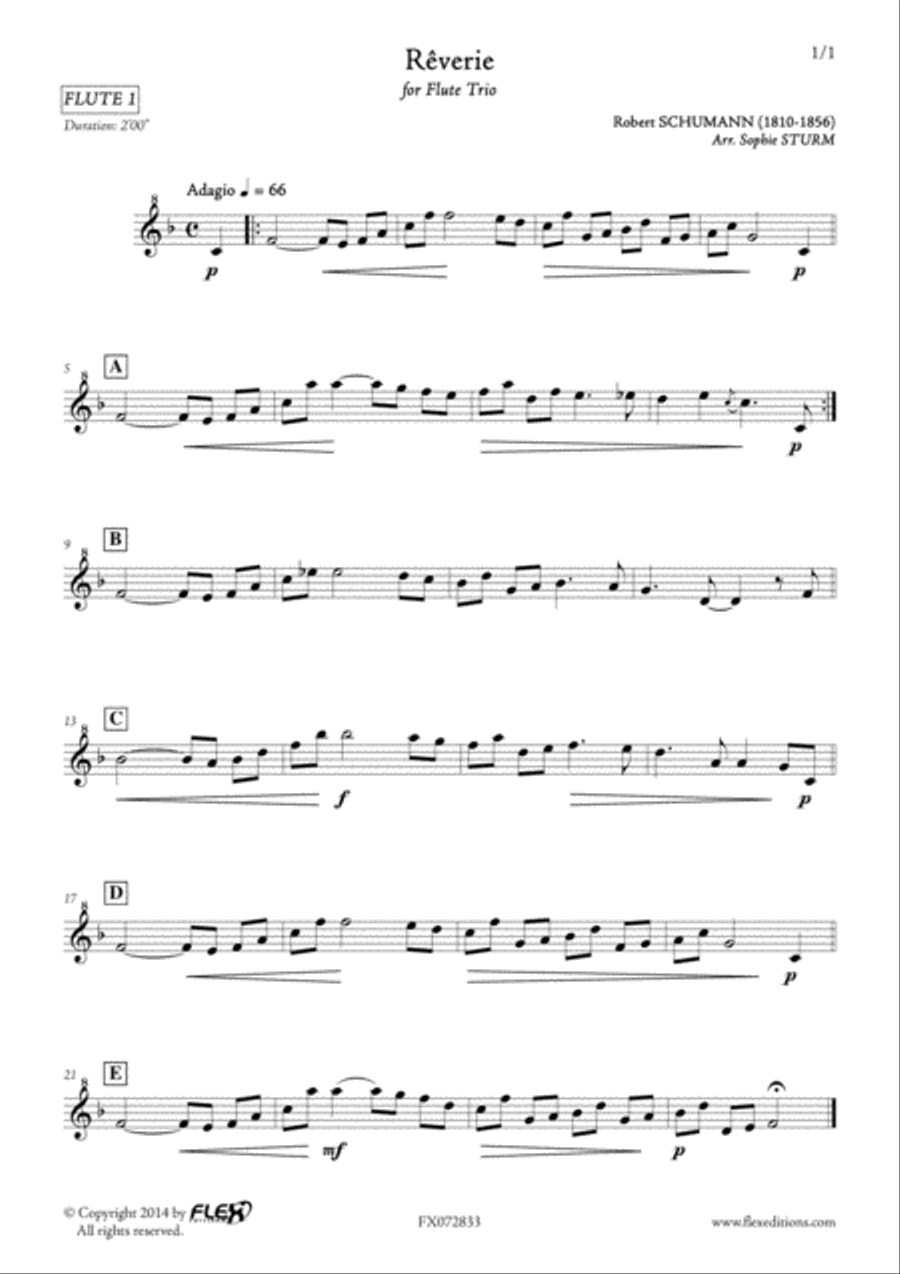 Reverie Flute Trio scores gallery preview page 3