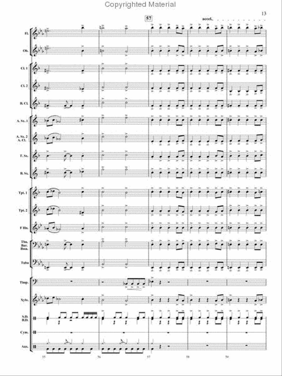 Spania Concert Band scores gallery preview page 12