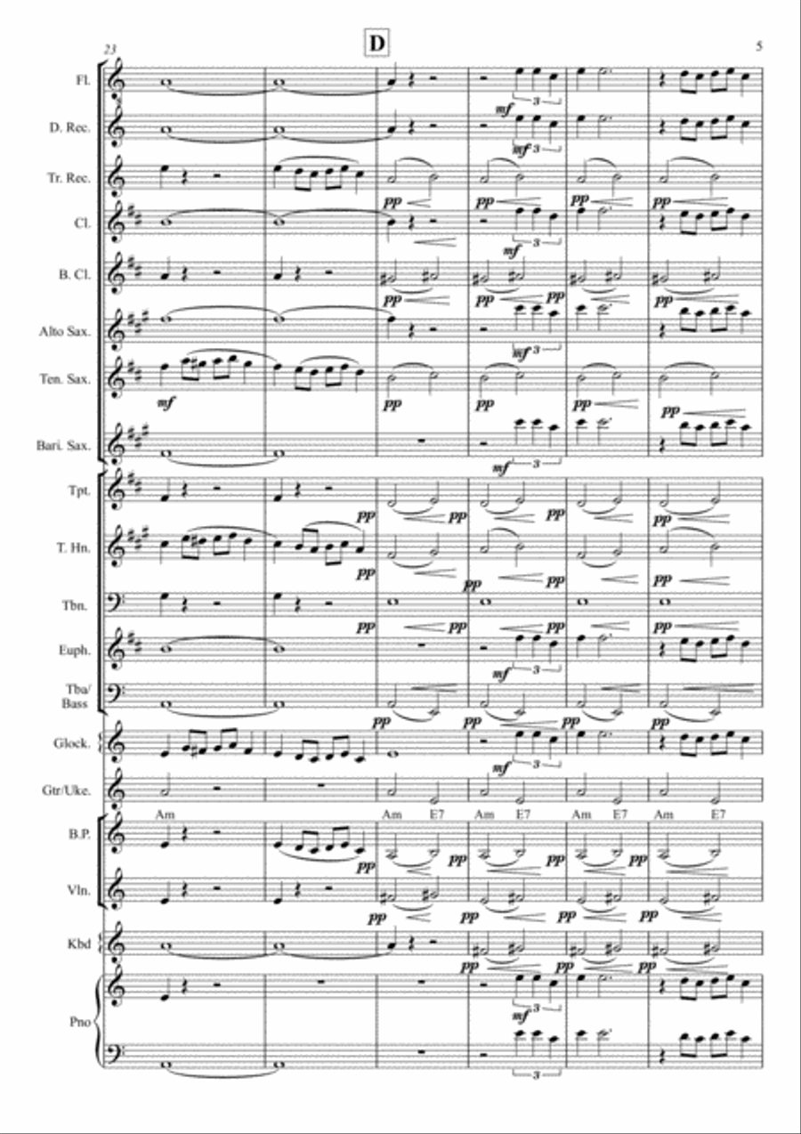 Summertime Large Ensemble scores gallery preview page 5