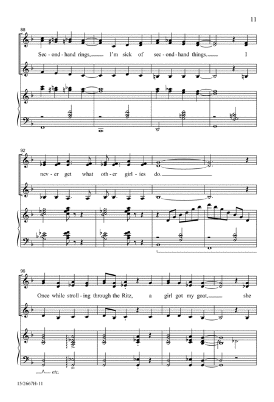 Second-Hand Rose Second-Hand Rose SSA scores gallery preview page 12