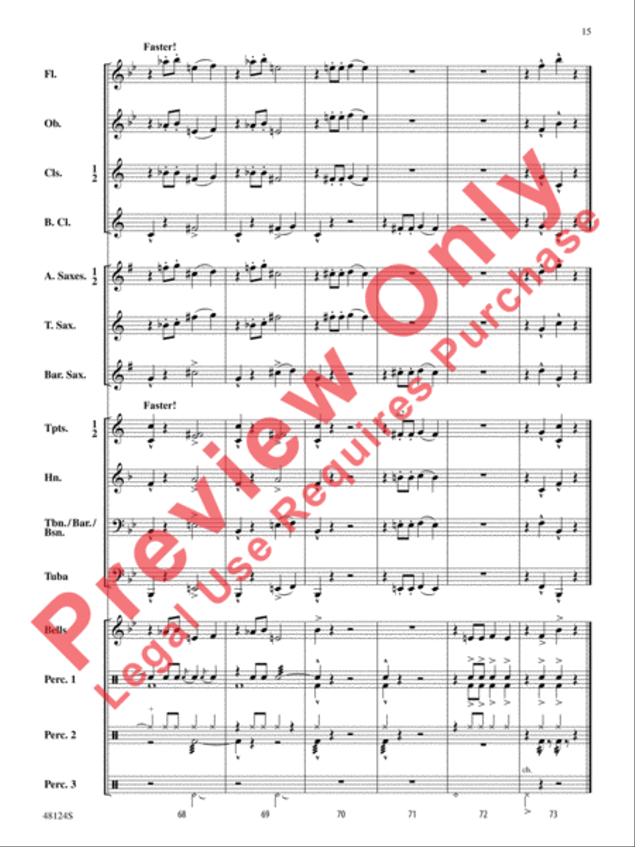 Tin Man Does the Iron City Concert Band scores gallery preview page 16