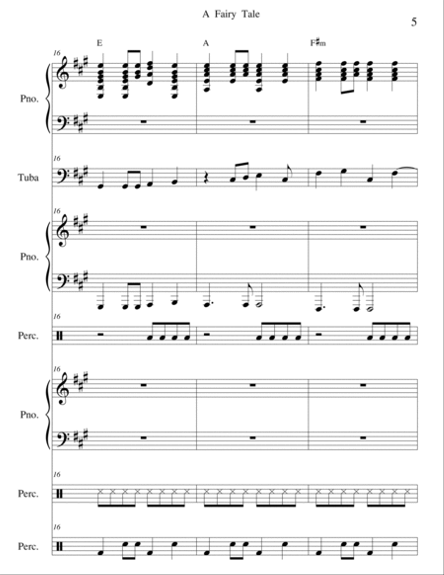A Fairy Tale School and Community scores gallery preview page 5