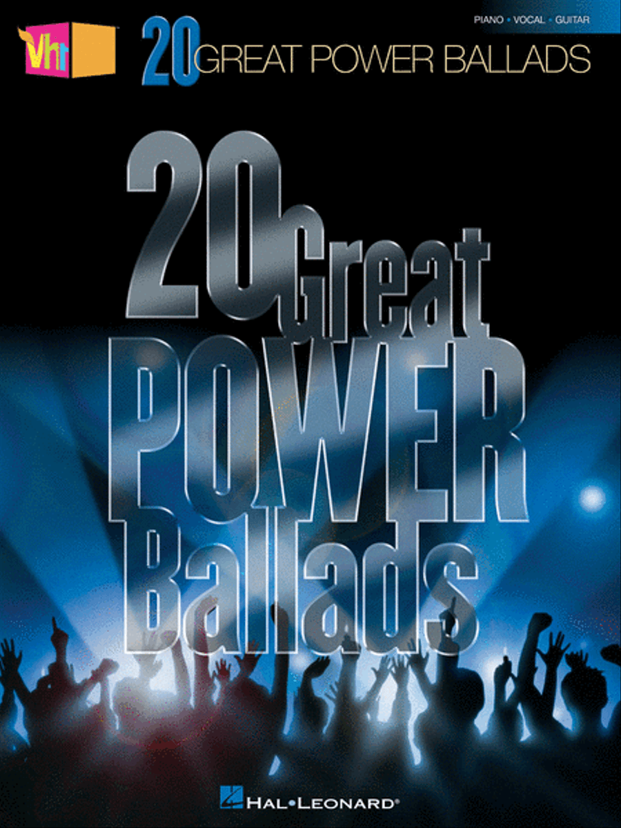 VH1's 20 Great Power Ballads Piano, Vocal, Guitar scores gallery preview page 1