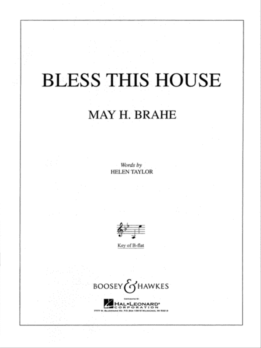 Bless This House Bless This House Low Voice scores gallery preview page 1