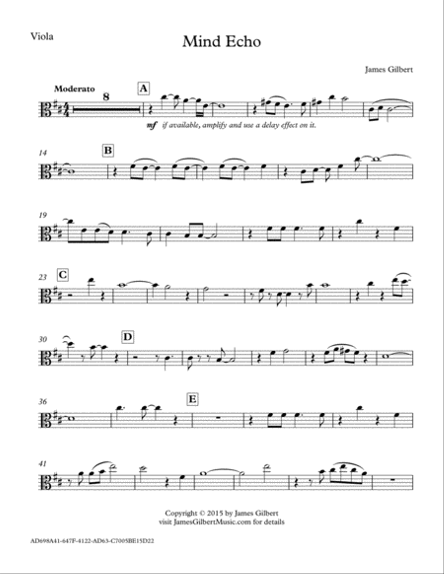 Mind Echo Viola scores gallery preview page 6